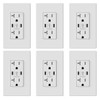 Elegrp 30w 6.0 Amp 3-Port USB Wall Outlet, Matte White Package Of 6 R1820D60CC-WH6