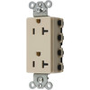 Hubbell Snap-On 15 Amp 125 Volt Extra Heavy Duty Decorator Snapconnect Duplex Standard Outlet (White)