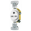 Hubbell Wiring Tradeselect Straight Blade 15a 250v Wr Recp White Package Of 10