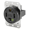 Hubbell Wiring Straight Blade 30a 125/250v Industrial Recp Black Package Of 5