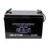 Universal Power Group 12v 110ah I6 Term Seald Lead Acid Agm Rechargeable Battery