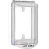 Safety Technology 1-Gang Polycarbonate Protective Cover (Clear)