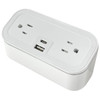 Brandstand Cubie Mini White - 2 Power Outlets And 1 Usb-A And 1 Usb-C Ports