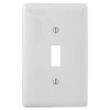 Hubbell 1-Gang Toggle Wall Plate (4-Pack)