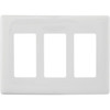 Hubbell 3-Gang Snap-On Decorator Wall Plate