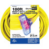 Duromax 100 Ft. 12 Ga Portable Generator Triple Tap Extension Power Cord