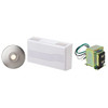 Newhouse Hardware 2-Note Doorbell Chime Kit, Round Satin Nickel Push Button