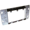 Raco Galvanized Steel Metallic 3-Gang 3/4" Raised Box Device Cover, Fits 952 Or 942 Box