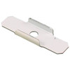 Legrand Wiremold 500/700-Volt 2-1/2 " Supporting Clip Fitting, Steel Single-Channel, Ivory