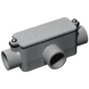 Carlon PVC Type-T Conduit Body, 1/2", Schedule 40,80