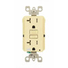 Leviton 20-Amp Smartlockpro Weather/Tamper Resistant Gfci Outlet, Ivory