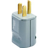Legrand Pass And Seymour Maxgrip M3 15a 125v Nema 5-15p Straight Blade Plug, Gray