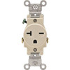 Leviton 20a 250v Nema 6-20r 2-Pole Commercial Single Straight Blade Receptacle