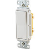 Hubbell-Pro 15 Amp 120/277 Vac 2-Position Decorator Switch (10-Pack)