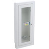Potter-Roemer Alta Steel Semi-Recessed Fire Extinguisher Cabinet, White