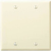 Leviton 2-Gang Blank Wall Plate Ivory