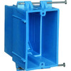 Carlon 1-Gang 22 Cu. In. Heavy PVC New Work Electrical Outlet Box (Blue)