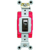Leviton 120/277v 20a 1-Pole Industrial-Grade Locking Toggle Switch (Brown)