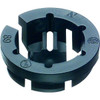 Arlington Black Plastic Push-In Connector (100-Pack)