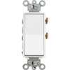 Leviton 120/277v 15a 4-Way Decora Residential-Grade Ac Quiet Rocker Switch (White)