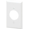 Maintenance Warehouse 1-Gang Polycarbonate Receptacle Wall Plate (White)