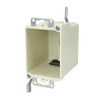 Allied Moulded 1-Gang Old Work Fiberglass Switch/Outlet Box With Wings, Off White