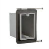 Cantex Ez Box New Work Nail-On Vapor Proof Electrical Box, 1-Gang, 23 Cu In