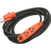 Prime Wire & Cable15ft 14/3 Sjtw 3-Outlet Shop Cord (Black/Orange)