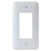 Titan3 Princess Textured 1-Gang Metal Decorator Wall Plate (25-Pack) (White)