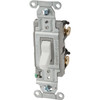 Hubbell-Pro 15 Amp 120/277 VAC Back/Side-Wired Toggle Switch (White)
