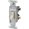 Hubbell 20 Amp 120/277 Vac 1-Pole 3-Way Toggle Switch (Ivory)