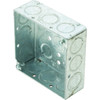 Hubbell 4 In Welded Steel Square Electrical Box W/ Raised Ground
