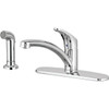 American Standard Colony Pro Faucet With Side Spray & Deck Plate - Chrome