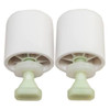 Toilet Master Tool-Free Toilet Bolt And Cap 3 Packs Of 2 White, Package Of 6