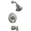 Design House Bath/Shower Trim, 2.1 GPM Shower, Satin Nickel