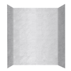 Swan Ice Solid Surface Tub Wall Kit 30" X 60" X 72"