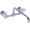 Gerber Classics 12 In Wall Mount Center Kitchen Faucet (Chrome)
