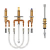 Moen Roman Tub With Diverter 10"- 24" Center 1/2" Cpvc Crimp Ring Pex Connection