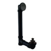 Westbrass Illusionary Overflow 12in. And 4 In. Sch. 40 Abs Bath Waste