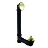 Westbrass Illusionary Overflow 12 In. And 4 In. Sch. 40 Abs Bath Waste