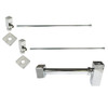 Westbrass D1338qsl-05 Brass Qubic Trap 1/4-Turn Lavatory Supply Kit
