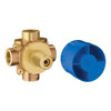 Grohe 3-Way Diverter Rough-In Valve, Rough Brass
