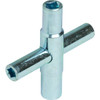 4-Way Square Stem Key, 1/4, 9/32, 5/16 And 11/32"