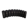 Steelman 10-Piece 1/2-Inch Drive Deep 6-Point Impact Sae Socket Set