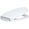 Centoco Luxury Closed Front Elongated Toilet Seat (Crane White)