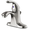 Seasons Anchor Point Single-Handle Centerset Bathroom Faucet With Pop-Up In Brushed Nickel