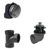 Westbrass Illusionary Overflow Sch 40 Abs Plumbers Pack With Lift & Turn Drain