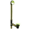 Westbrass Illusionary Tip-Toe Bath Waste Overflow, Polished Brass