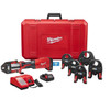 Milwaukee M18 Force Logic 18-Volt Lithium-Ion Brushless Cordless Press Tool Kit With 1/2 In. - 2 In. Jaws