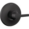 Delta Galeon 14 Series Valve Only Shower Trim In Matte Black
